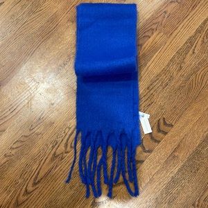 Maeve Anthropologie blue scarf